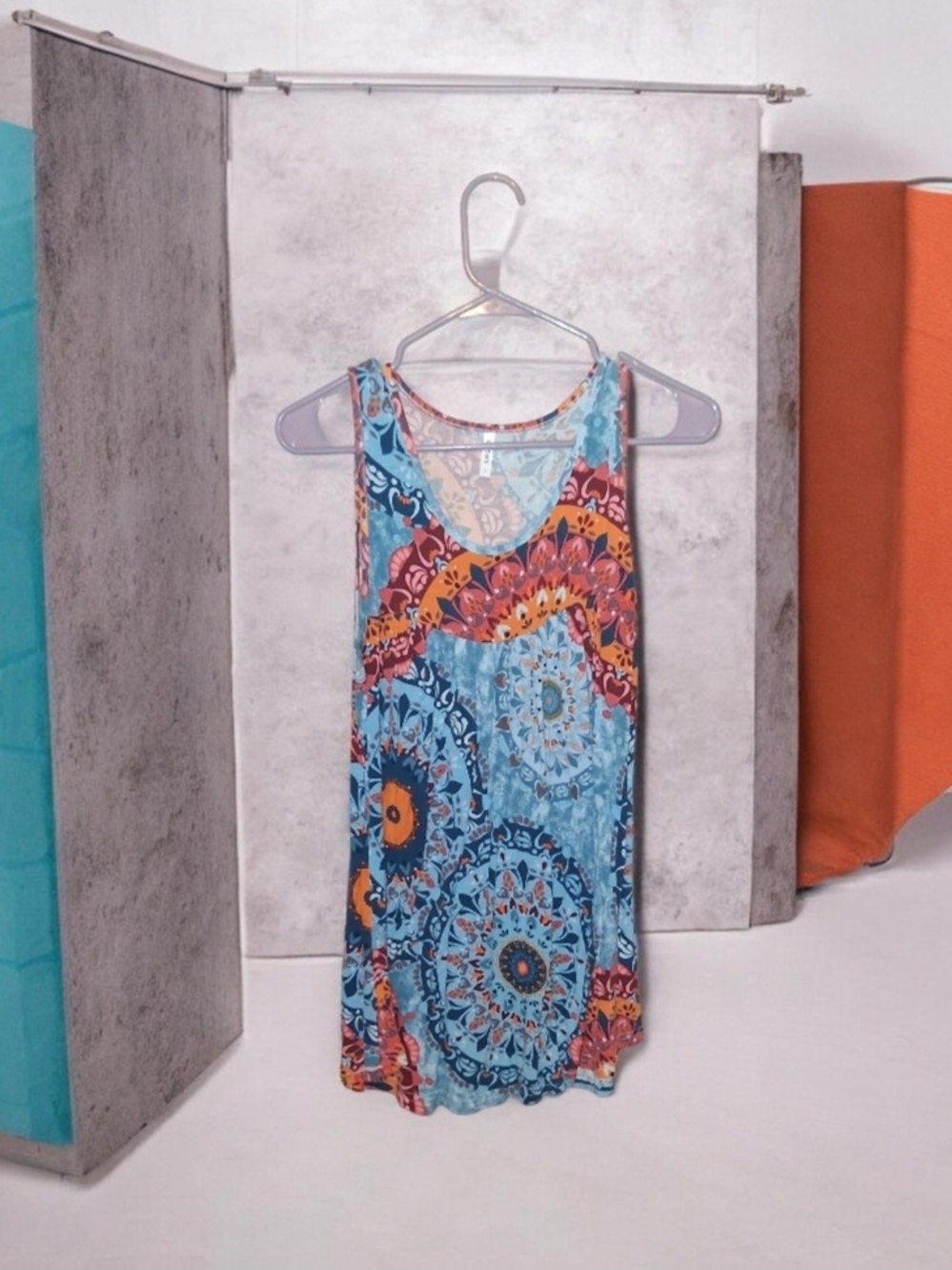 Blue Boho Mandala Tank